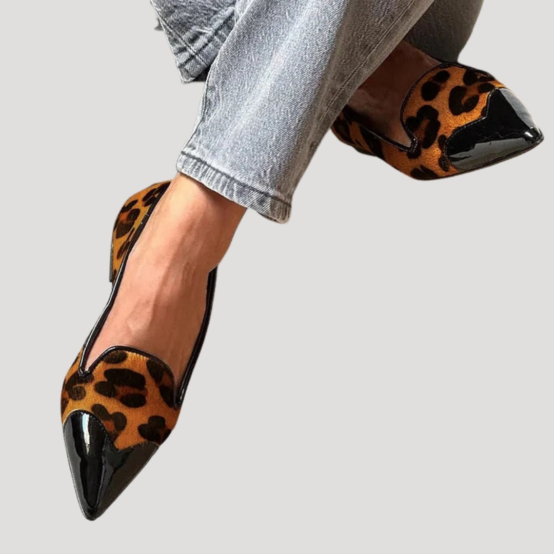 Women’s Flats Ballet Flats Leopard Pointed Slip On