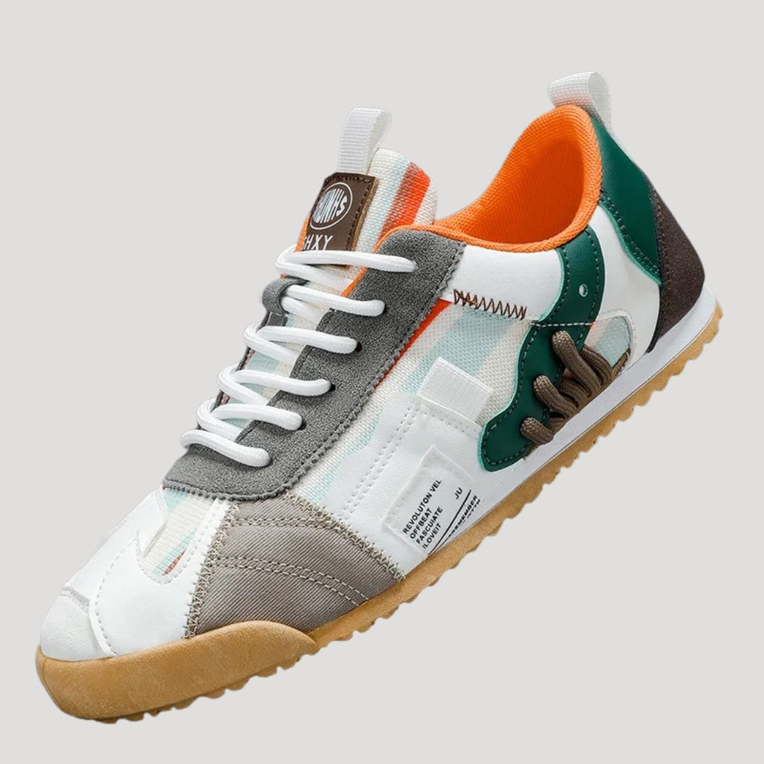 Men’s Sneakers Casual Lace Up Leather Streetwear Shoes