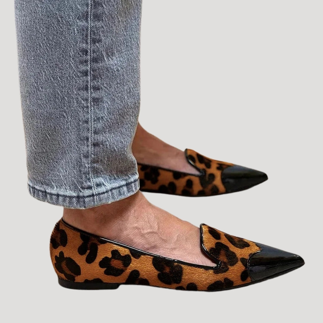 Women’s Flats Ballet Flats Leopard Pointed Slip On