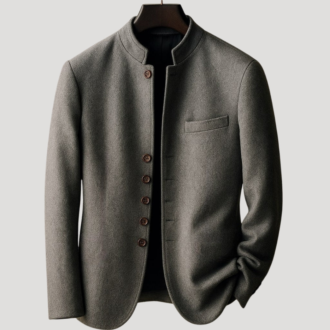 Men’s Jacket Slim Fit Button Casual Blazer Lightweight