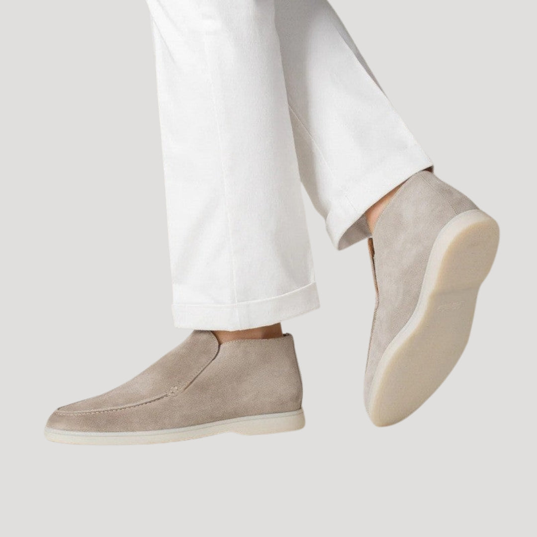 Men’s Suede Loafers Slip On Casual Lightweight Shoes