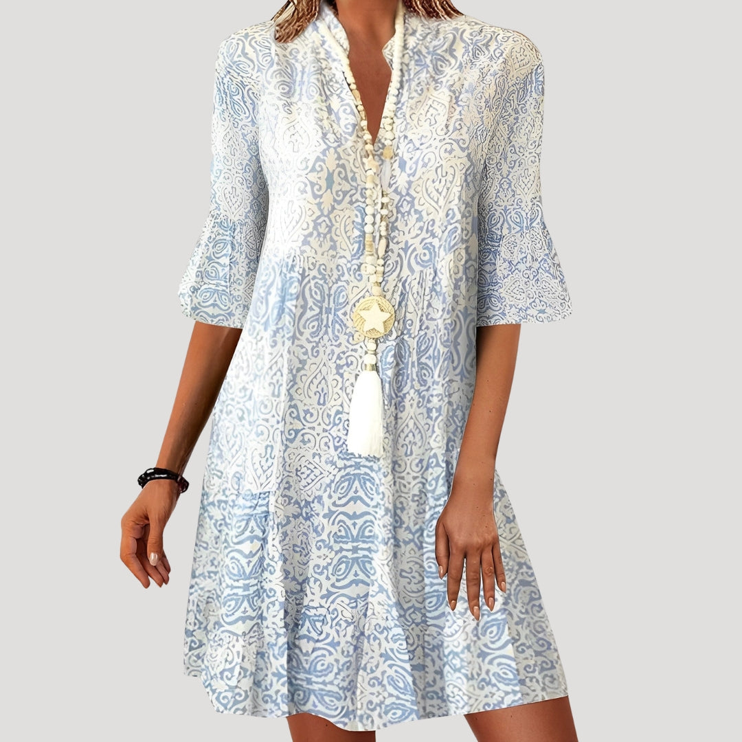Women’s Summer Dress Casual Midi Boho Beach Flowy
