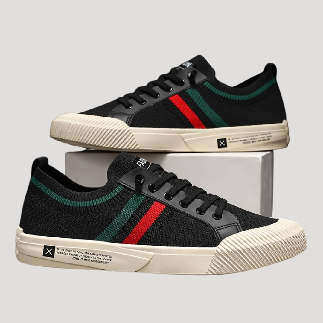 Men’s Sneakers Casual Knit Lace Up Streetwear Shoes