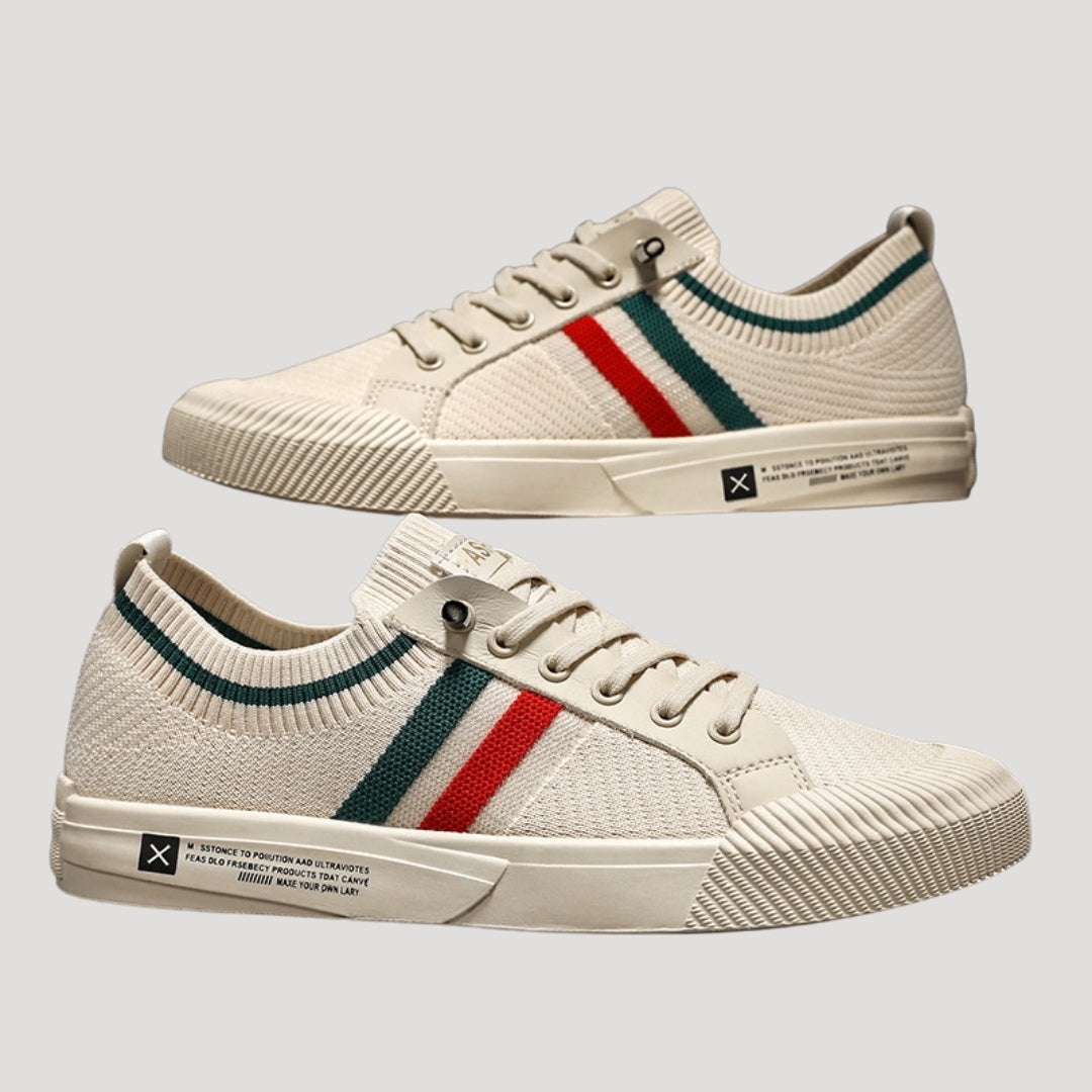 Men’s Sneakers Casual Knit Lace Up Streetwear Shoes