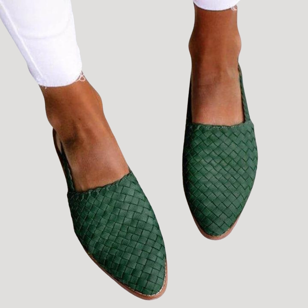 Women’s Loafers Flats Slip On Mule Shoes Pointed