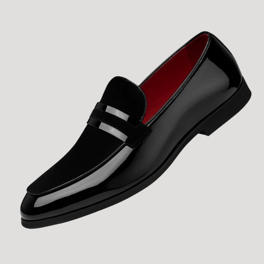 Men’s Velvet Dress Loafers Slip On Formal Party Shoes