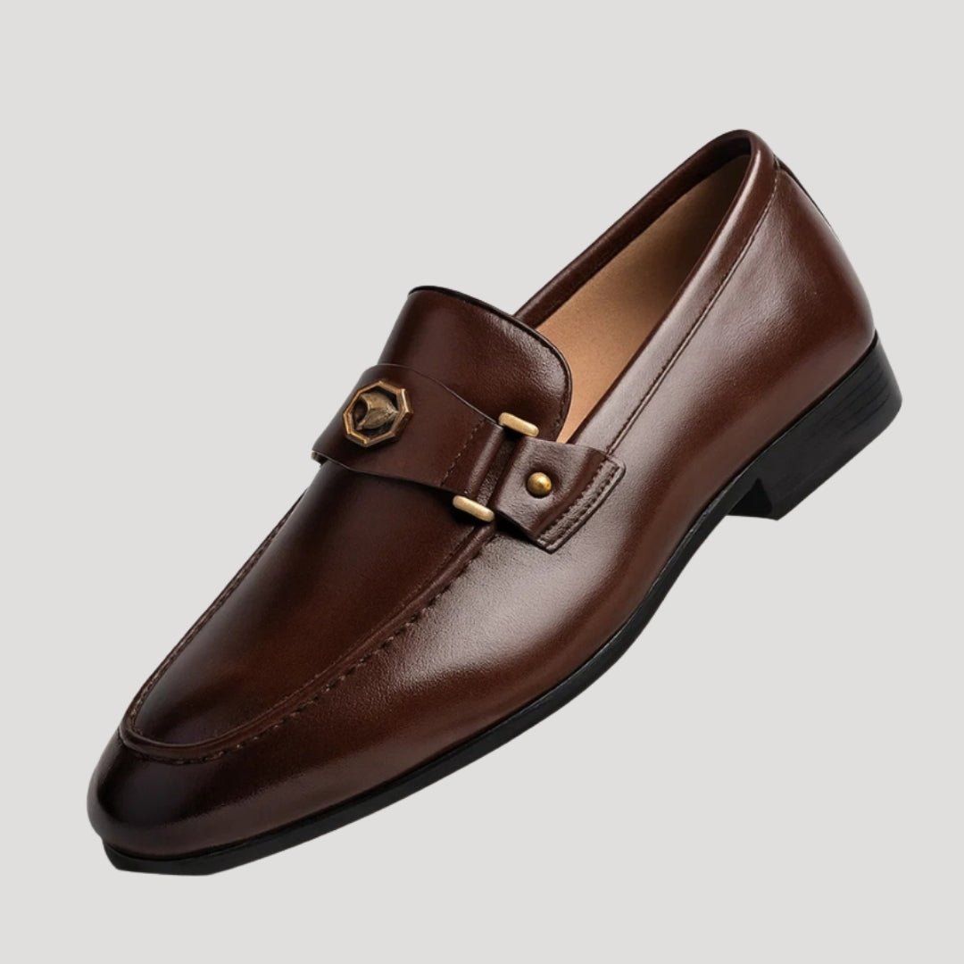 Men’s Loafers Leather Slip On Dress Casual Shoes