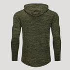 Men’s Slim Fit Knit Pullover Hoodie Casual Long Sleeve Sweatshirt