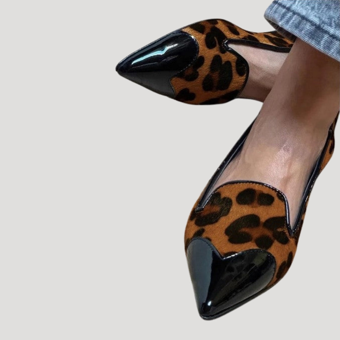 Women’s Flats Ballet Flats Leopard Pointed Slip On
