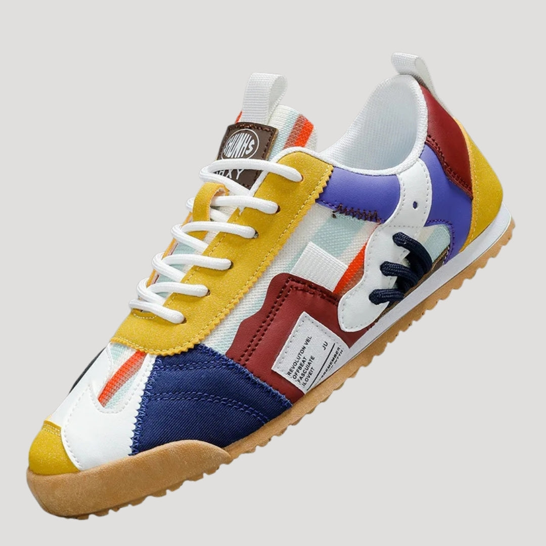 Men’s Sneakers Casual Lace Up Leather Streetwear Shoes
