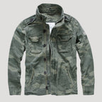 Men’s Hooded Bomber Jacket Zip Up Utility Outerwear Coat