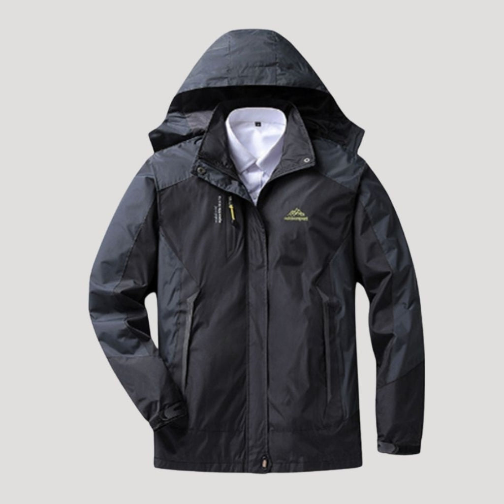 Women’s Hooded Waterproof Ski Jacket Outdoor Zip Outerwear