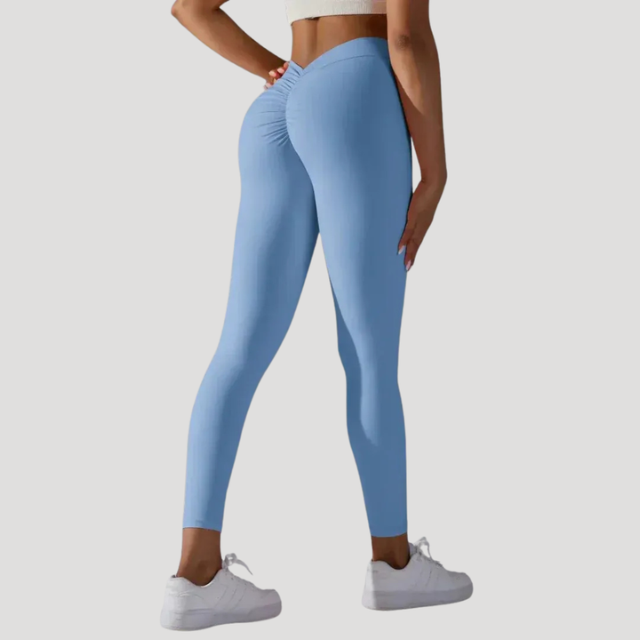 Dámske Legíny Športové Fitness Gym Push Up Vysoký Pás Scrunch