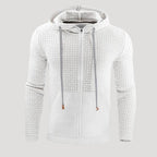 Men’s Full Zip Knit Hoodie Textured Sweatshirt Jacket