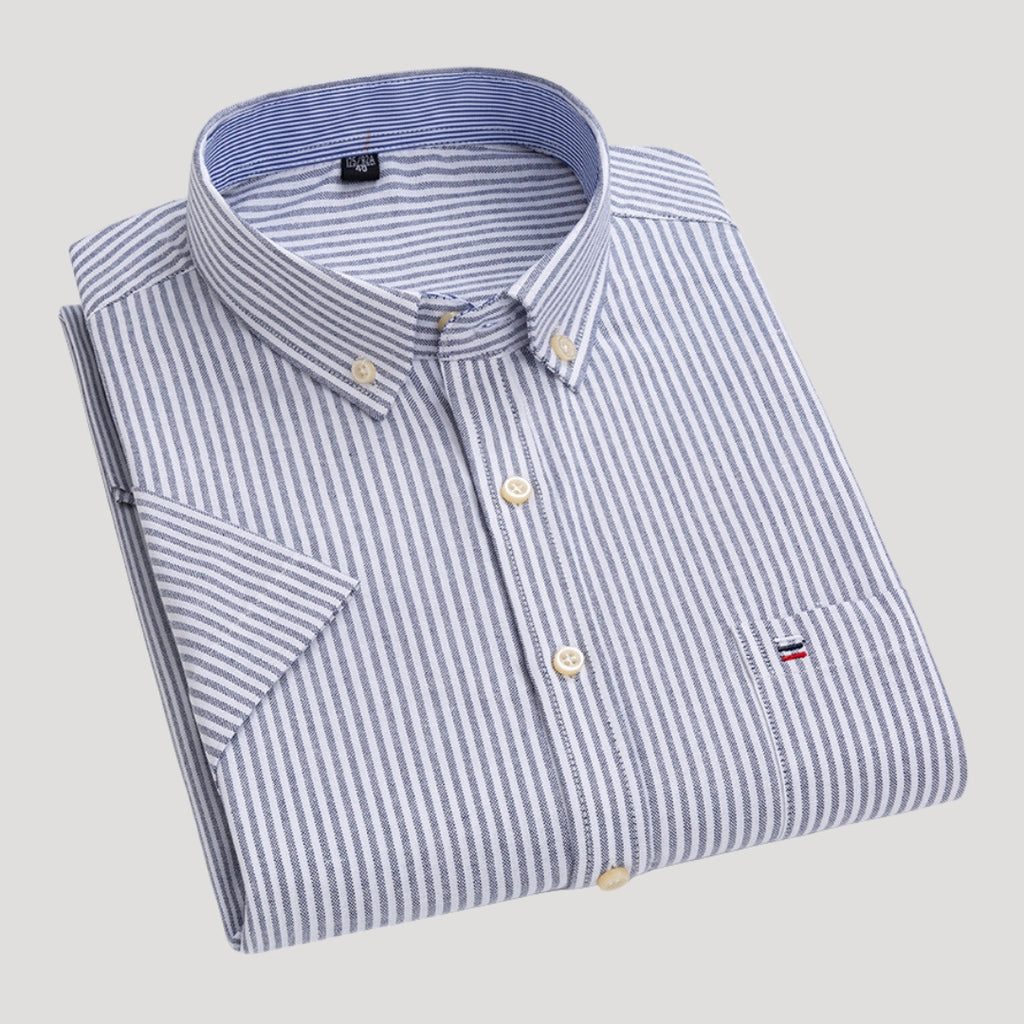 Men’s Checked Cotton Button Shirt Casual Smart Fit