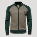 Men’s Knit Bomber Jacket Zip Up Casual Outerwear