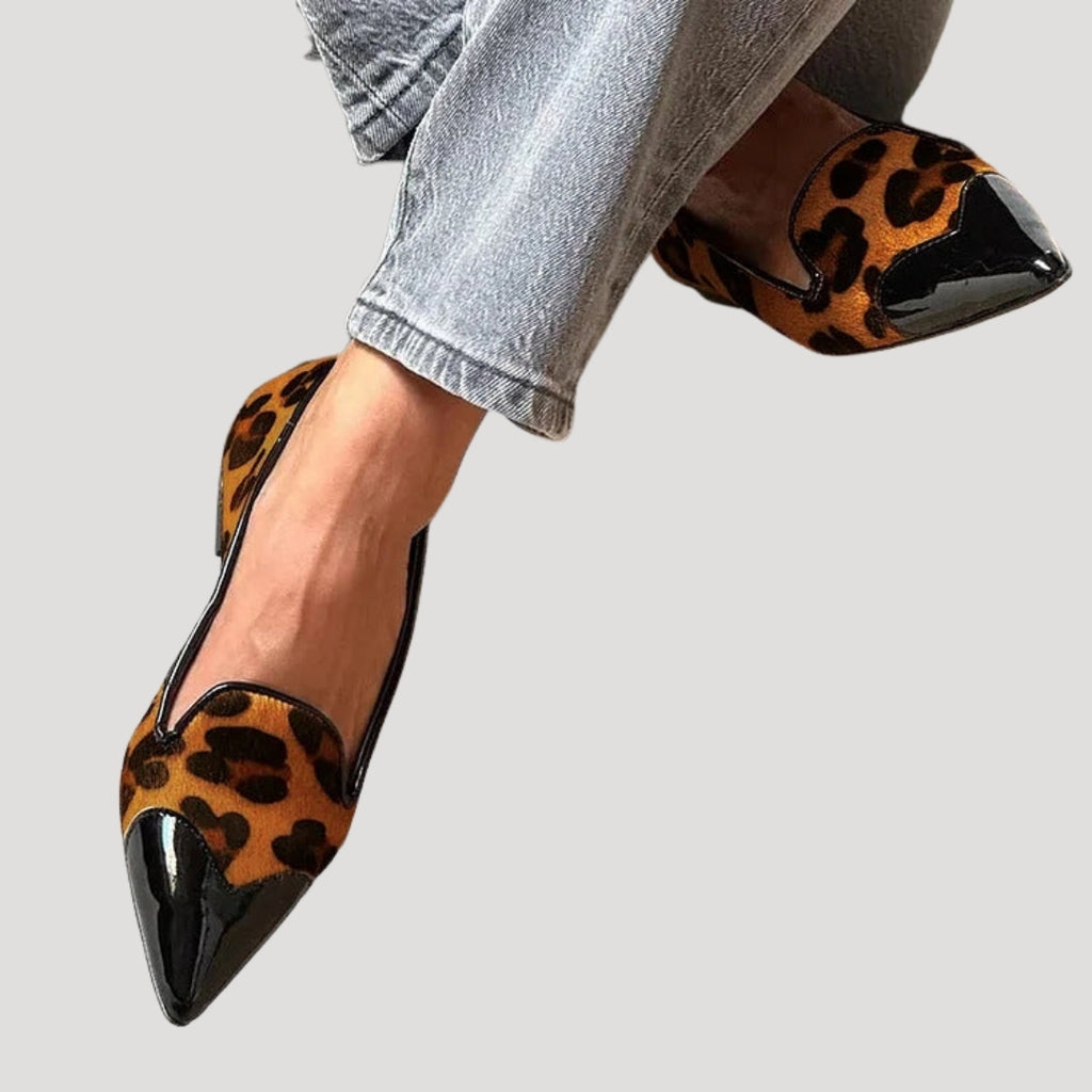 Women’s Flats Ballet Flats Leopard Pointed Slip On