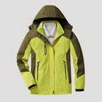 Women’s Hooded Waterproof Ski Jacket Outdoor Zip Outerwear