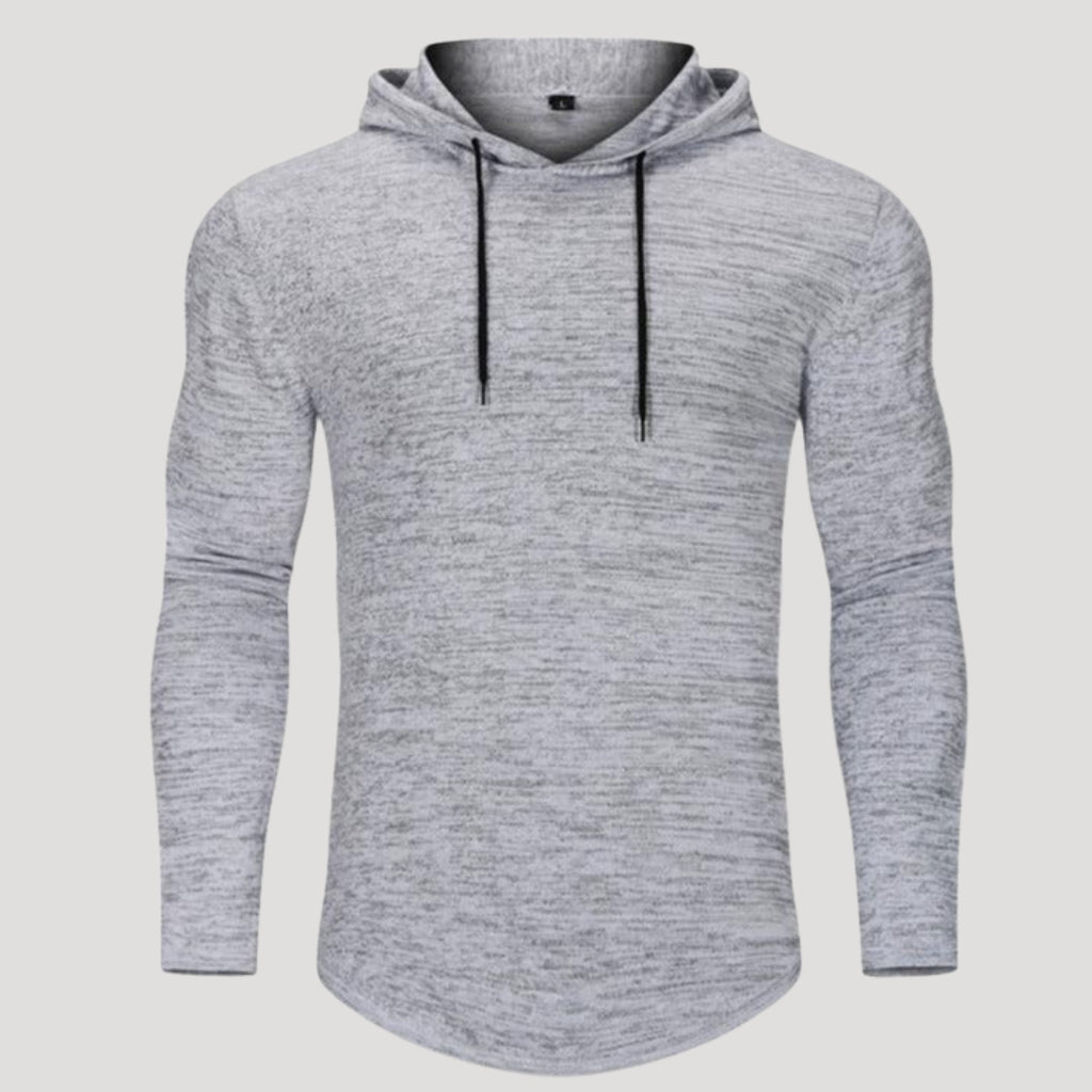 Men’s Slim Fit Knit Pullover Hoodie Casual Long Sleeve Sweatshirt