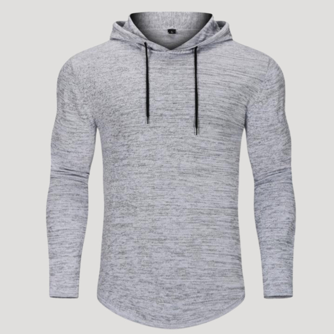 Men’s Slim Fit Knit Pullover Hoodie Casual Long Sleeve Sweatshirt
