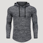 Men’s Slim Fit Knit Pullover Hoodie Casual Long Sleeve Sweatshirt