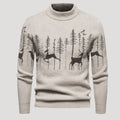 Men’s Graphic Sweater Knit Crew Neck Jumper