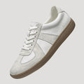 Men’s Suede Lace Up Sneakers Thick Sole Casual Shoes