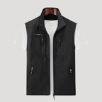 Men’s Lightweight Vest Zip Sleeveless Jacket Casual Outerwear