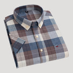Men’s Checked Button Shirt Casual Smart Fit