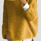 Women Knitted Sweater Long Sleeve Crew Neck Relaxed Fit