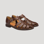 Women’s Buckle Strap Sandals Open Toe Casual Flats