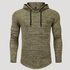 Men’s Slim Fit Knit Pullover Hoodie Casual Long Sleeve Sweatshirt