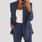 Women’s Blazer and Pants Suit Set Tailored Modern Fit