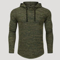Men’s Slim Fit Knit Pullover Hoodie Casual Long Sleeve Sweatshirt
