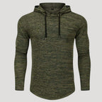 Men’s Slim Fit Knit Pullover Hoodie Casual Long Sleeve Sweatshirt