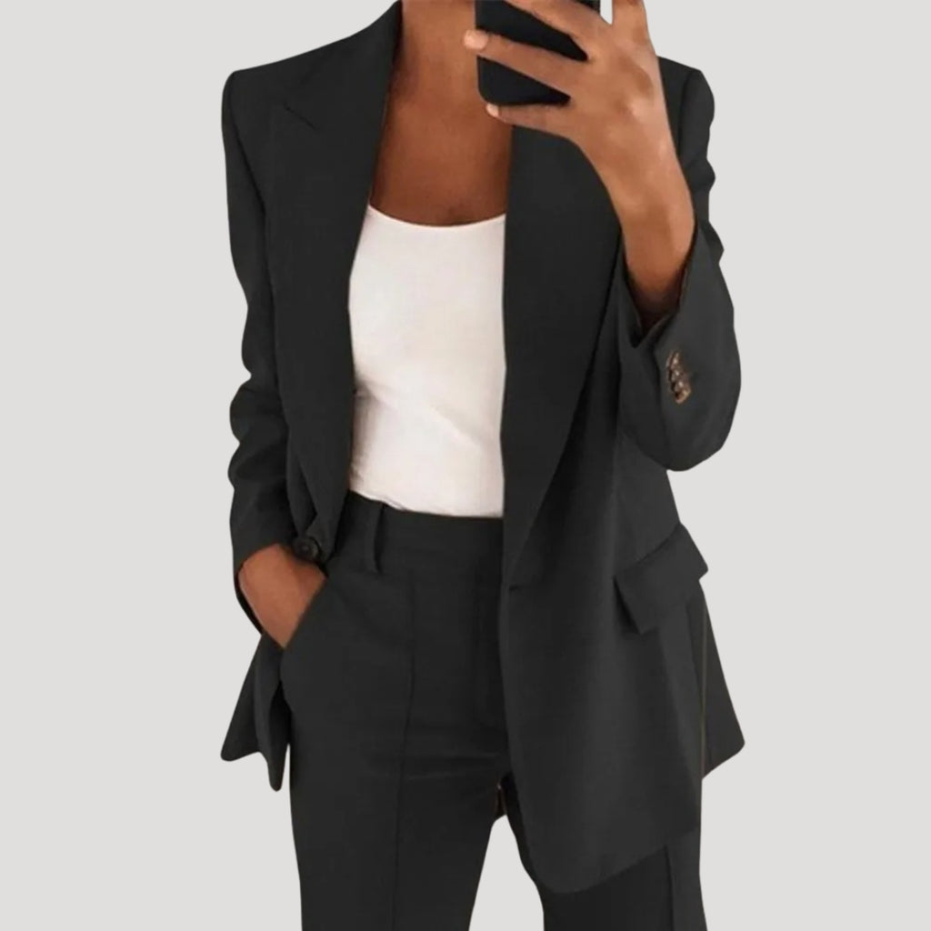 Women’s Blazer and Pants Suit Set Tailored Modern Fit
