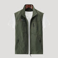 Men’s Lightweight Vest Zip Sleeveless Jacket Casual Outerwear