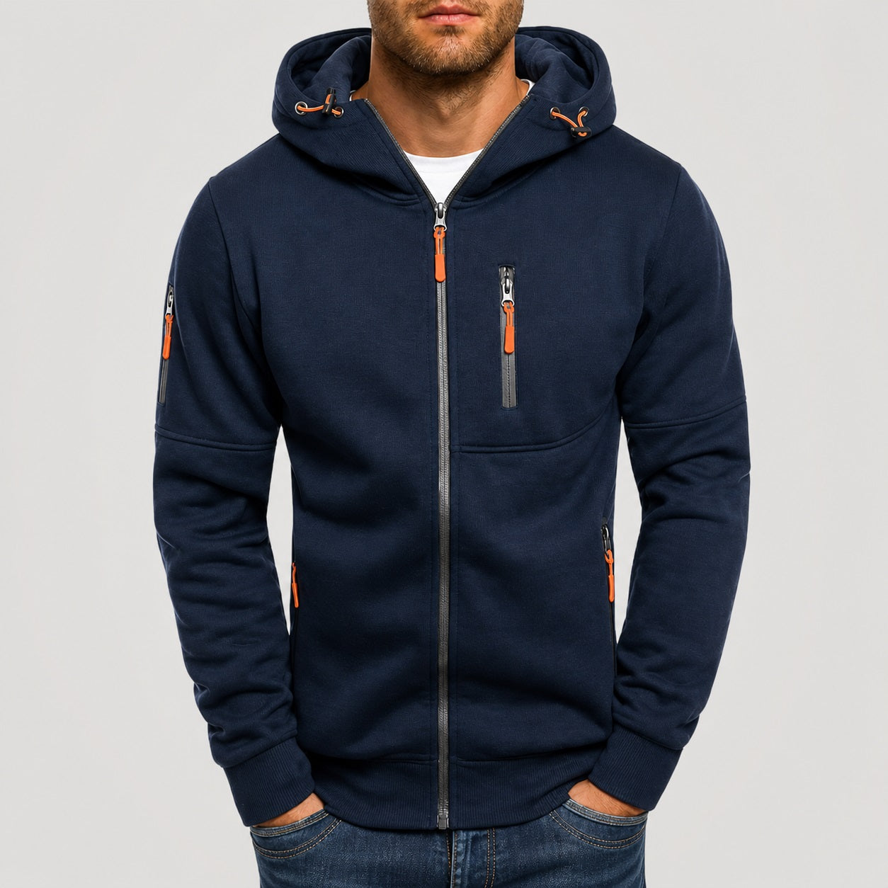 Men’s Cotton Hoodie Comfortable Fit Casual Everyday Style
