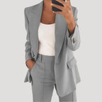 Women’s Blazer and Pants Suit Set Tailored Modern Fit