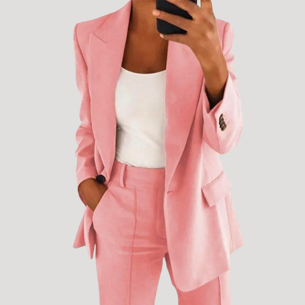Women’s Blazer and Pants Suit Set Tailored Modern Fit