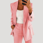 Women’s Blazer and Pants Suit Set Tailored Modern Fit