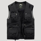 Men’s Tactical Vest Utility Fishing Cargo Multi Pocket