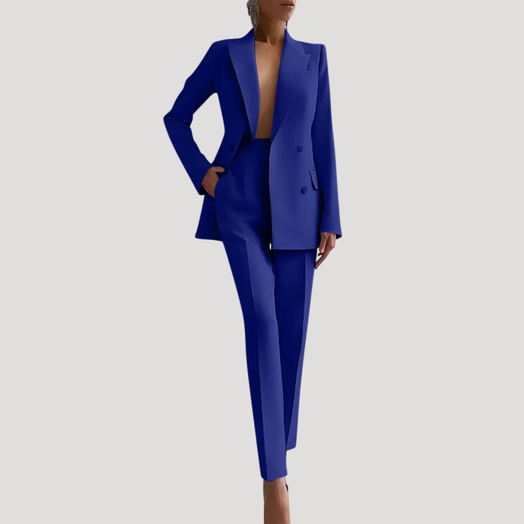 Women’s Blazer And Pants Matching Suit Two Piece Set