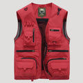 Men’s Tactical Vest Utility Fishing Cargo Multi Pocket