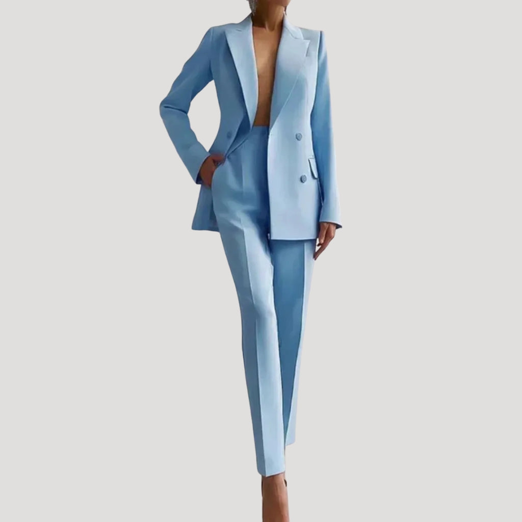 Women’s Blazer And Pants Matching Suit Two Piece Set