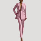 Women’s Blazer And Pants Matching Suit Two Piece Set