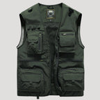 Men’s Tactical Vest Utility Fishing Cargo Multi Pocket