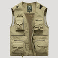 Men’s Tactical Vest Utility Fishing Cargo Multi Pocket
