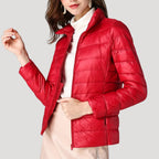 Women’s Lightweight Puffer Jacket Zip Up Quilted Coat