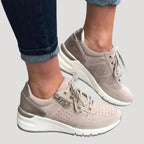 Women’s Lightweight Walking Sneakers Lace Up Casual Running Shoes
